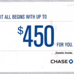 Chase $450 开户coupon 两张